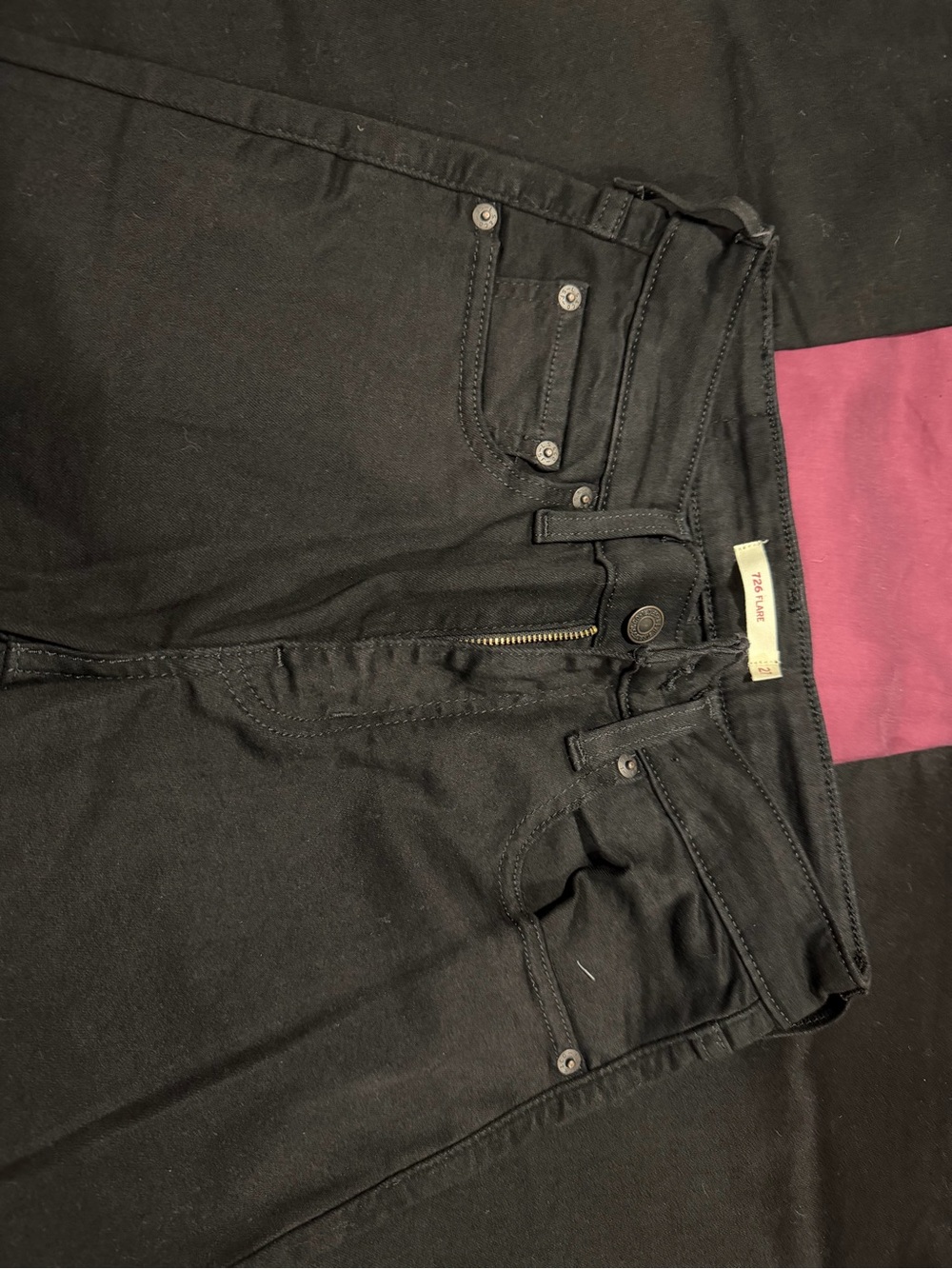 Levi's Black Wide Leg Jeans